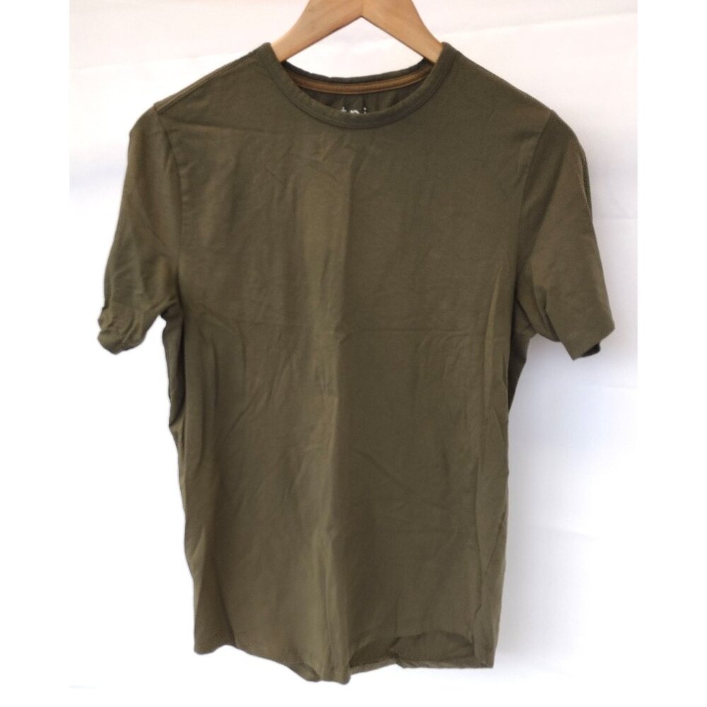 The Perfect Jean NY Olive Green Tee Shirt Size Small Worn Once
